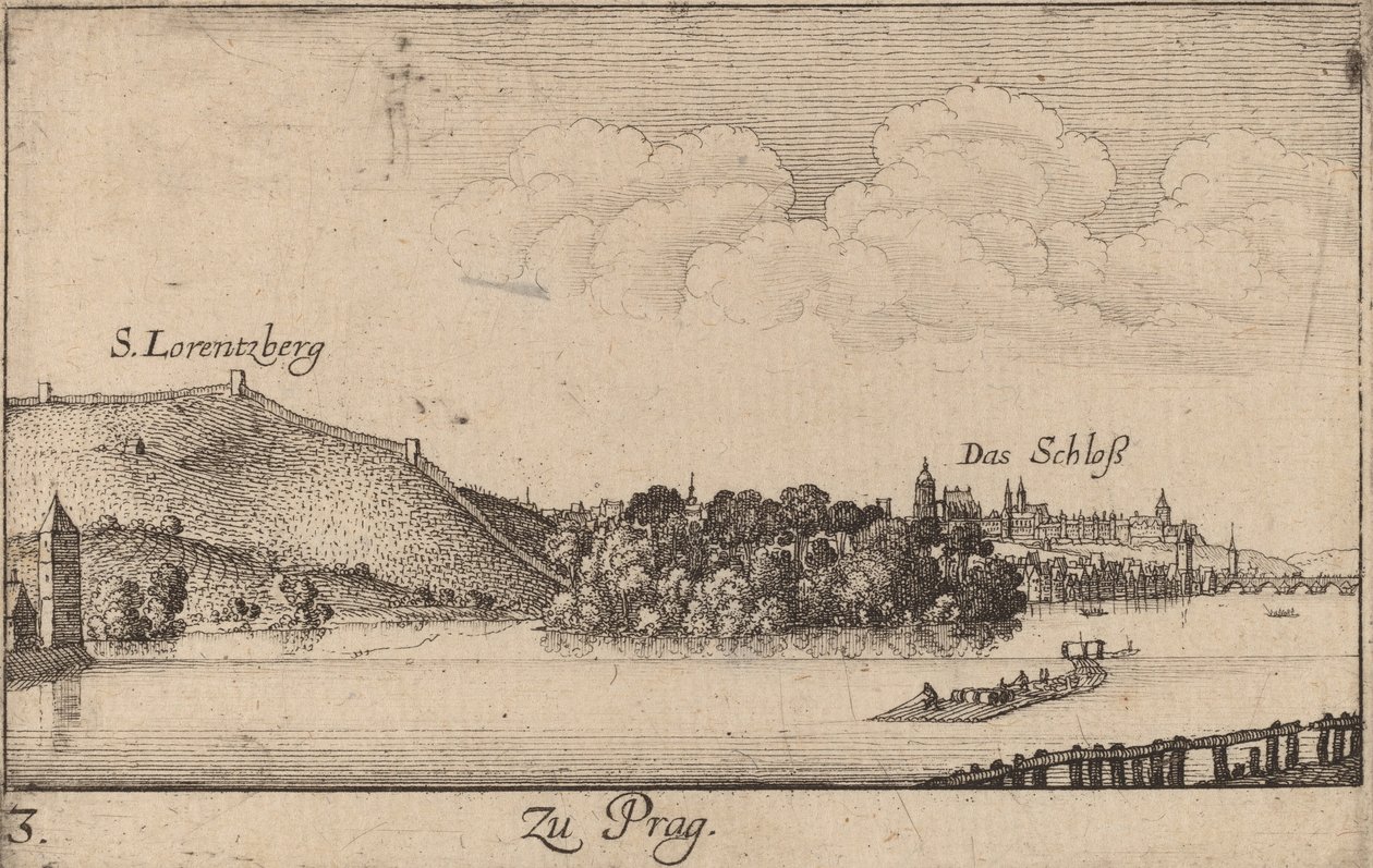 Praga, 1635. autorstwa Wenceslaus Hollar