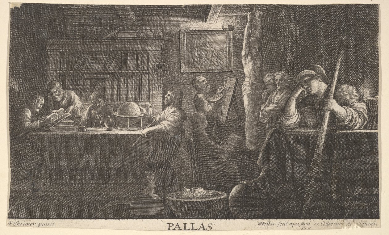 Królestwo Pallas, 1646. autorstwa Wenceslaus Hollar