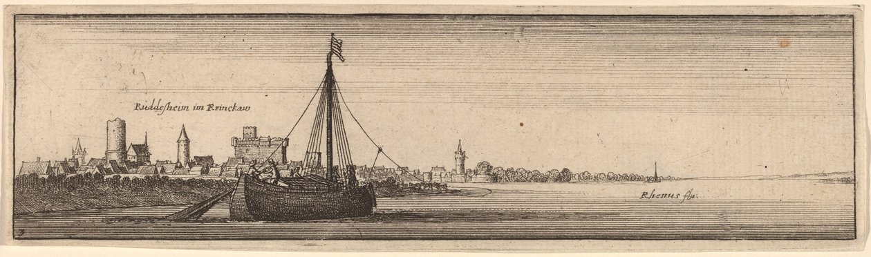 Rudesheim autorstwa Wenceslaus Hollar