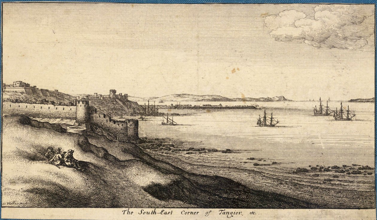 S.E. róg Tangeru. Stan 1 autorstwa Wenceslaus Hollar