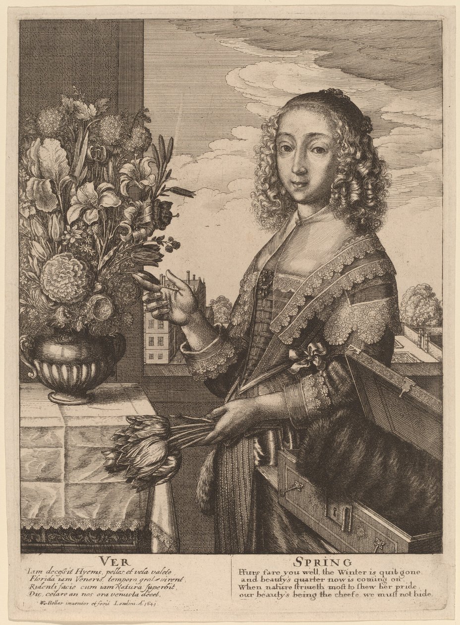 Wiosna autorstwa Wenceslaus Hollar