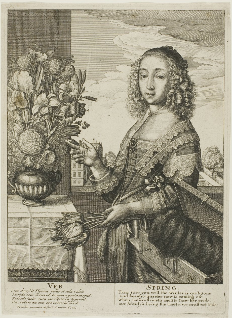 Wiosna autorstwa Wenceslaus Hollar
