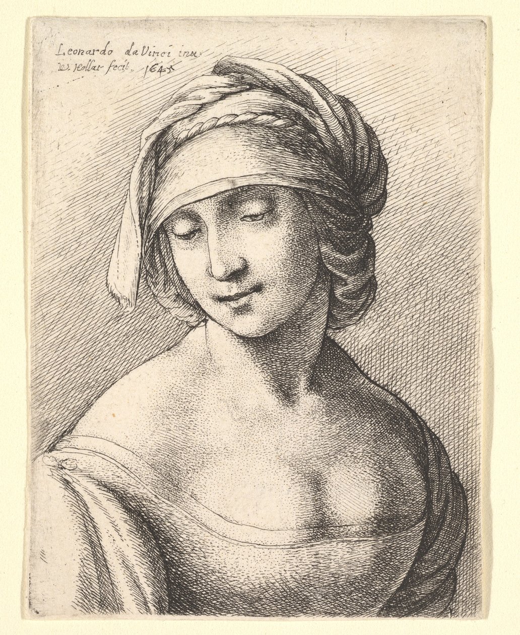 św. Anny, 1645. autorstwa Wenceslaus Hollar