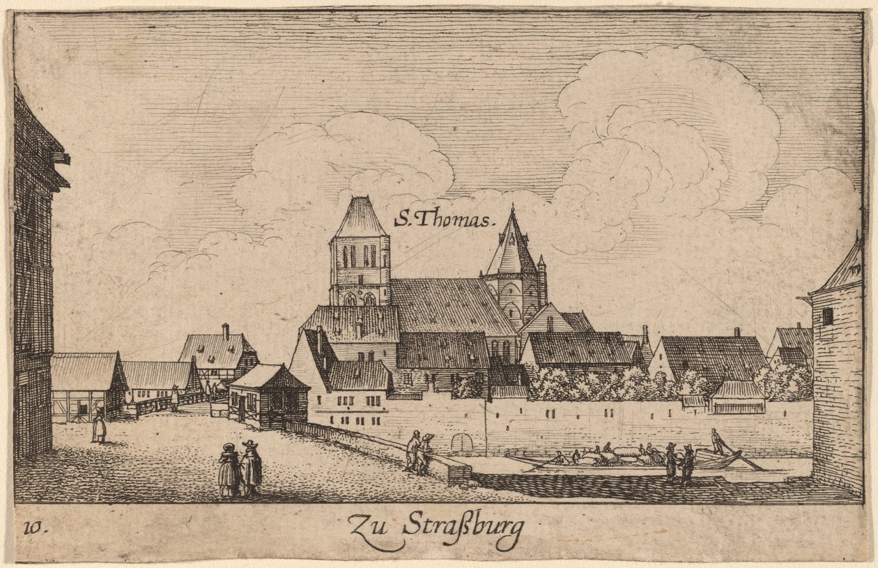 Strasburg autorstwa Wenceslaus Hollar