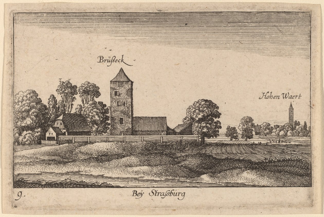Strasburg autorstwa Wenceslaus Hollar