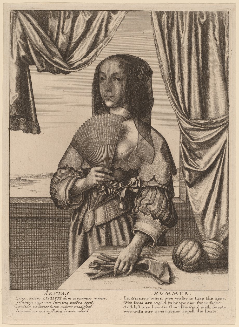 Lato autorstwa Wenceslaus Hollar