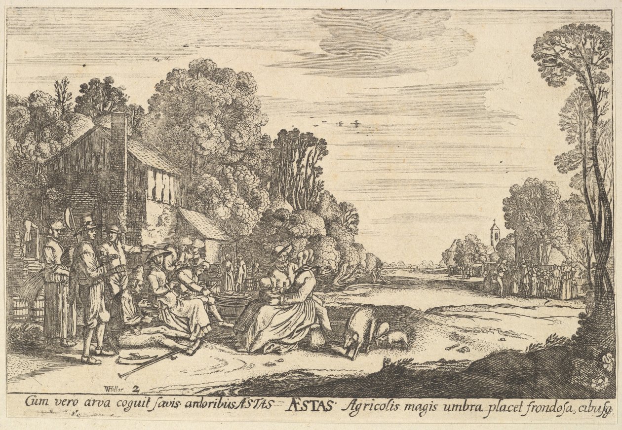 Lato, 1629. autorstwa Wenceslaus Hollar