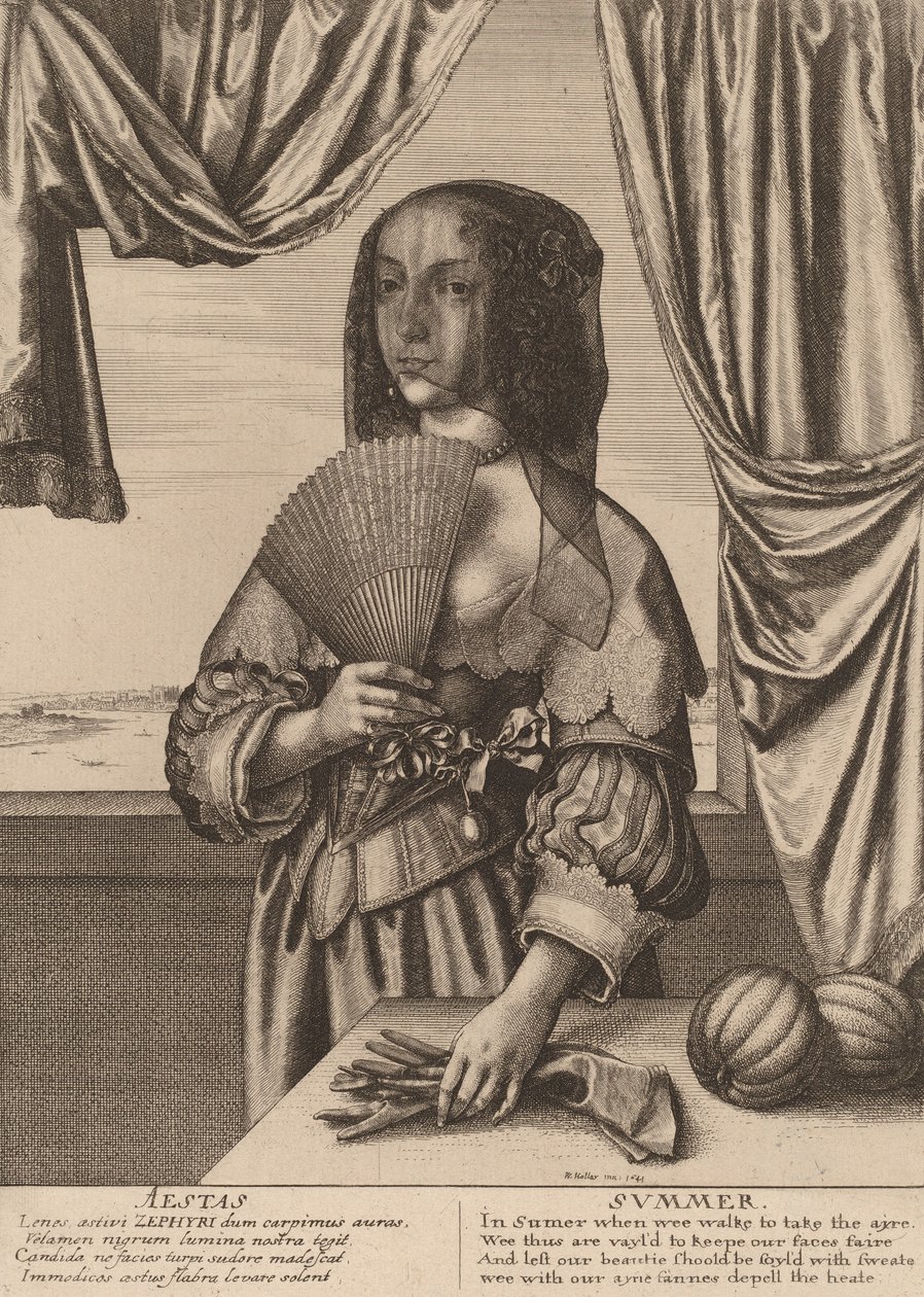 Lato, 1641. autorstwa Wenceslaus Hollar