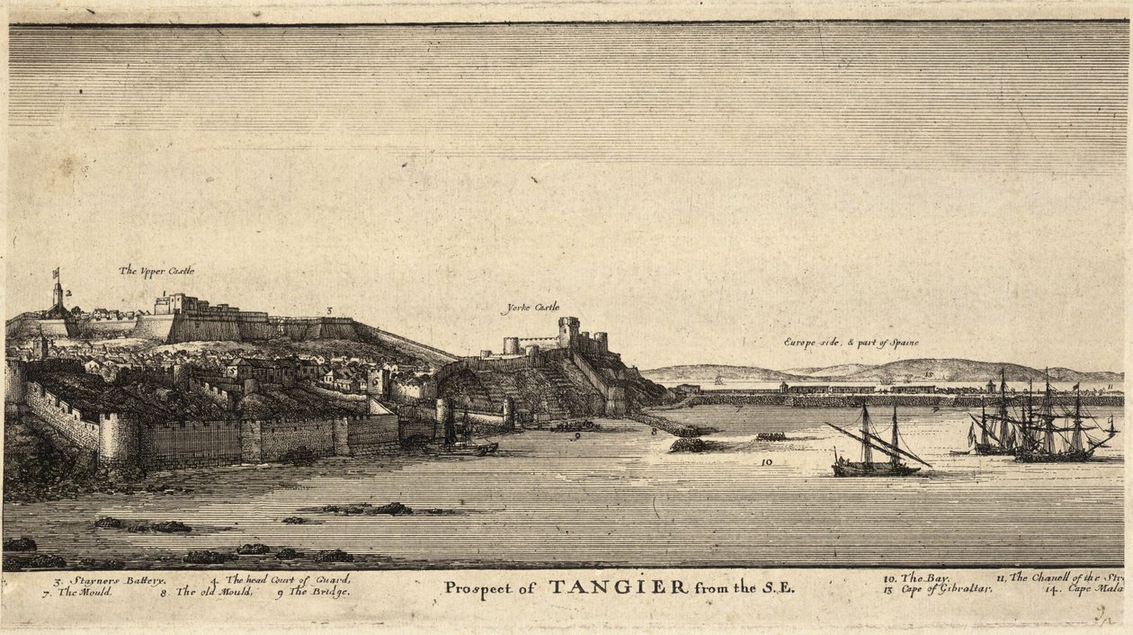 Tanger ze stanu południowo-wschodniego 2 autorstwa Wenceslaus Hollar
