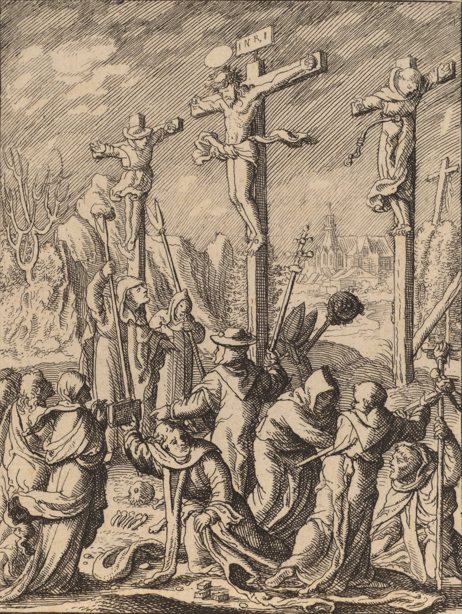 Ukrzyżowanie. autorstwa Wenceslaus Hollar