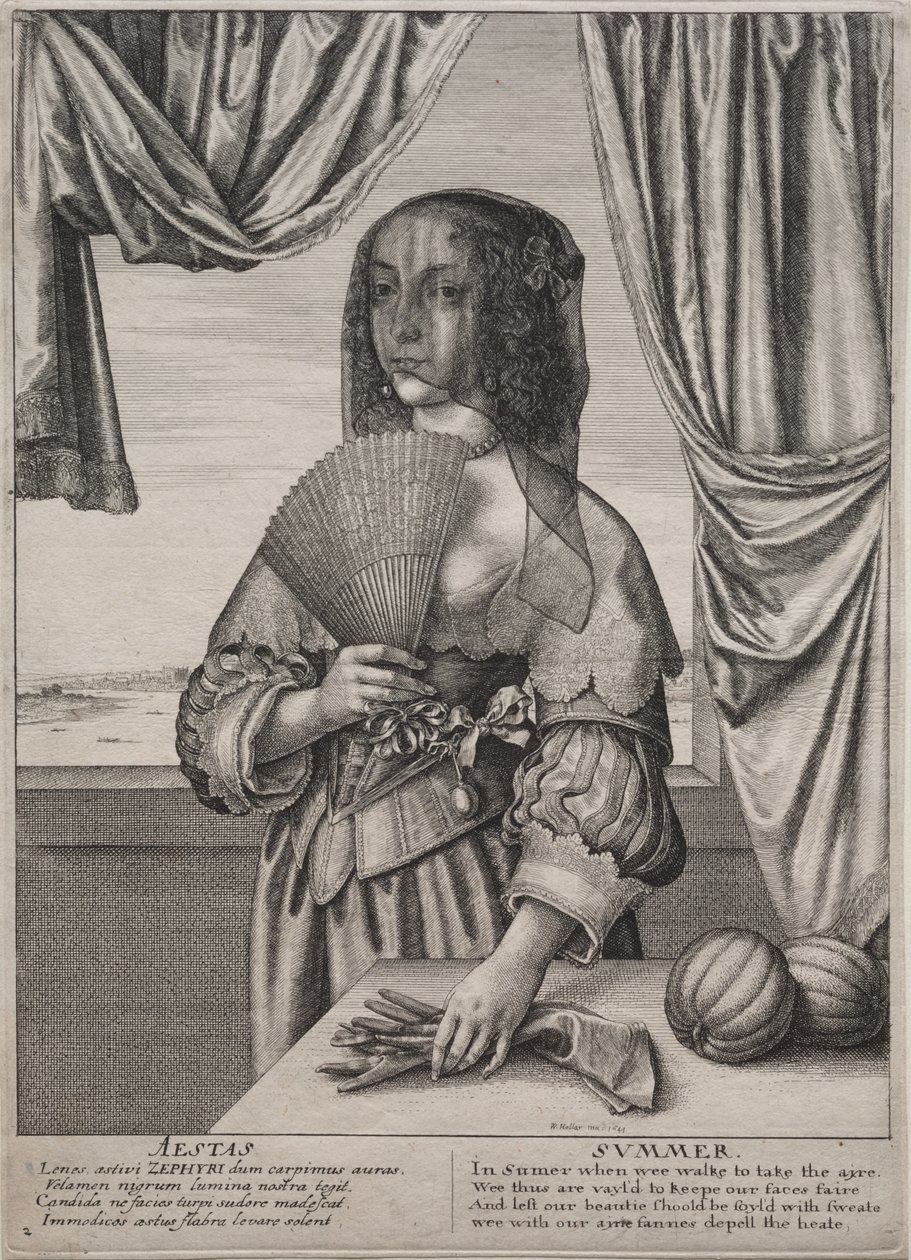 Cztery pory roku autorstwa Wenceslaus Hollar