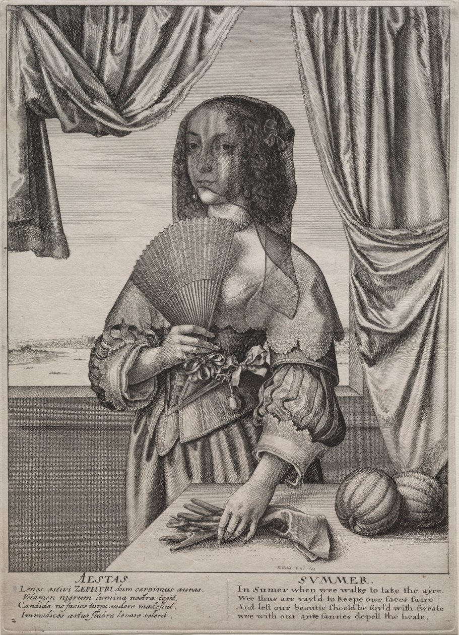 Cztery pory roku: lato 1641. autorstwa Wenceslaus Hollar