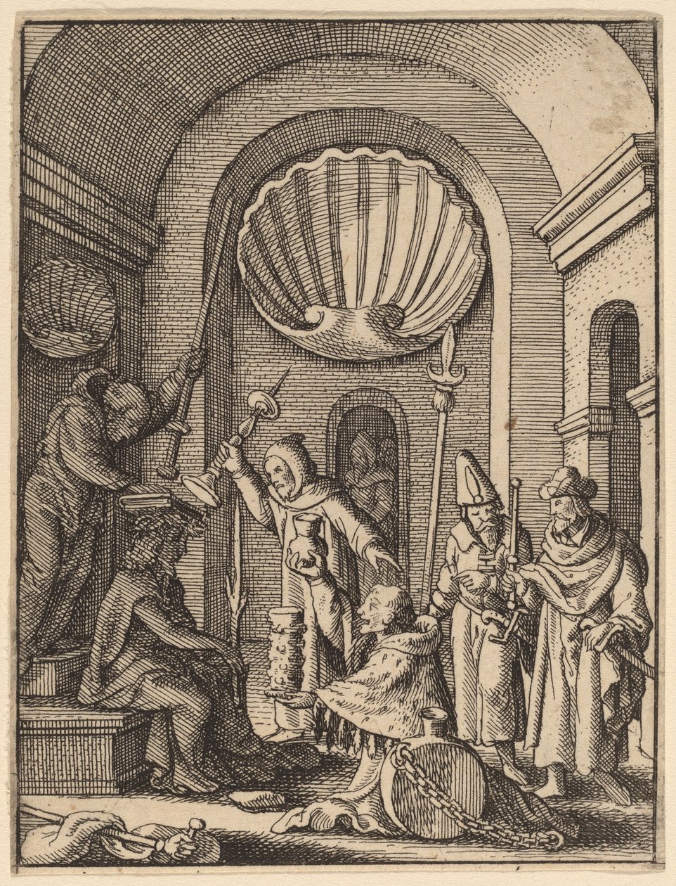 Szyderczy autorstwa Wenceslaus Hollar