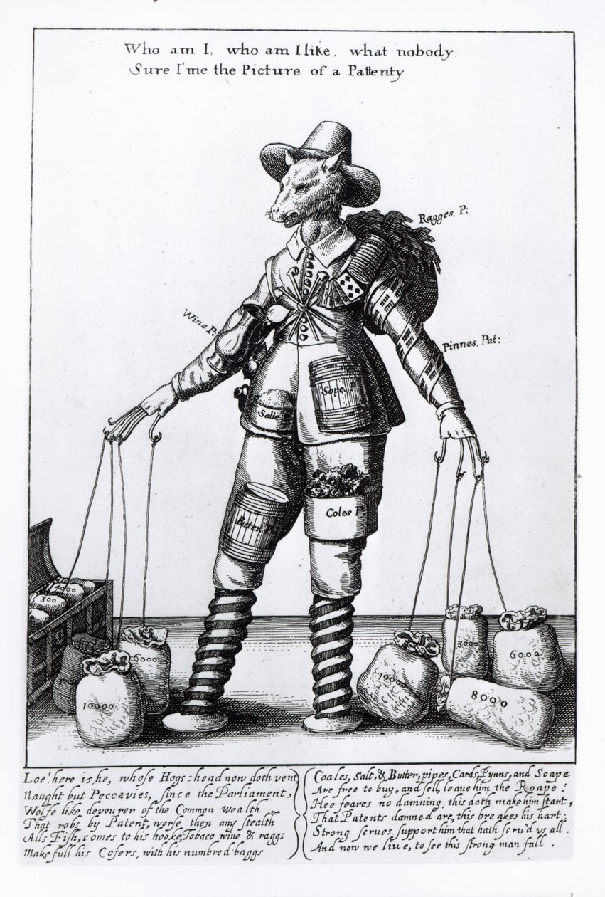"Obraz Pattenty", ok. 1641-50 autorstwa Wenceslaus Hollar