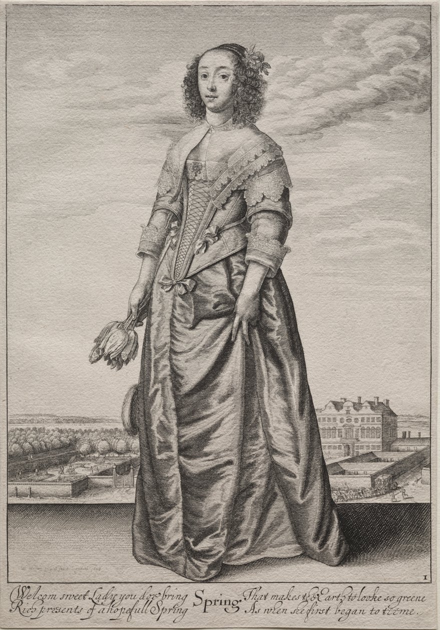 Pory roku: wiosna autorstwa Wenceslaus Hollar