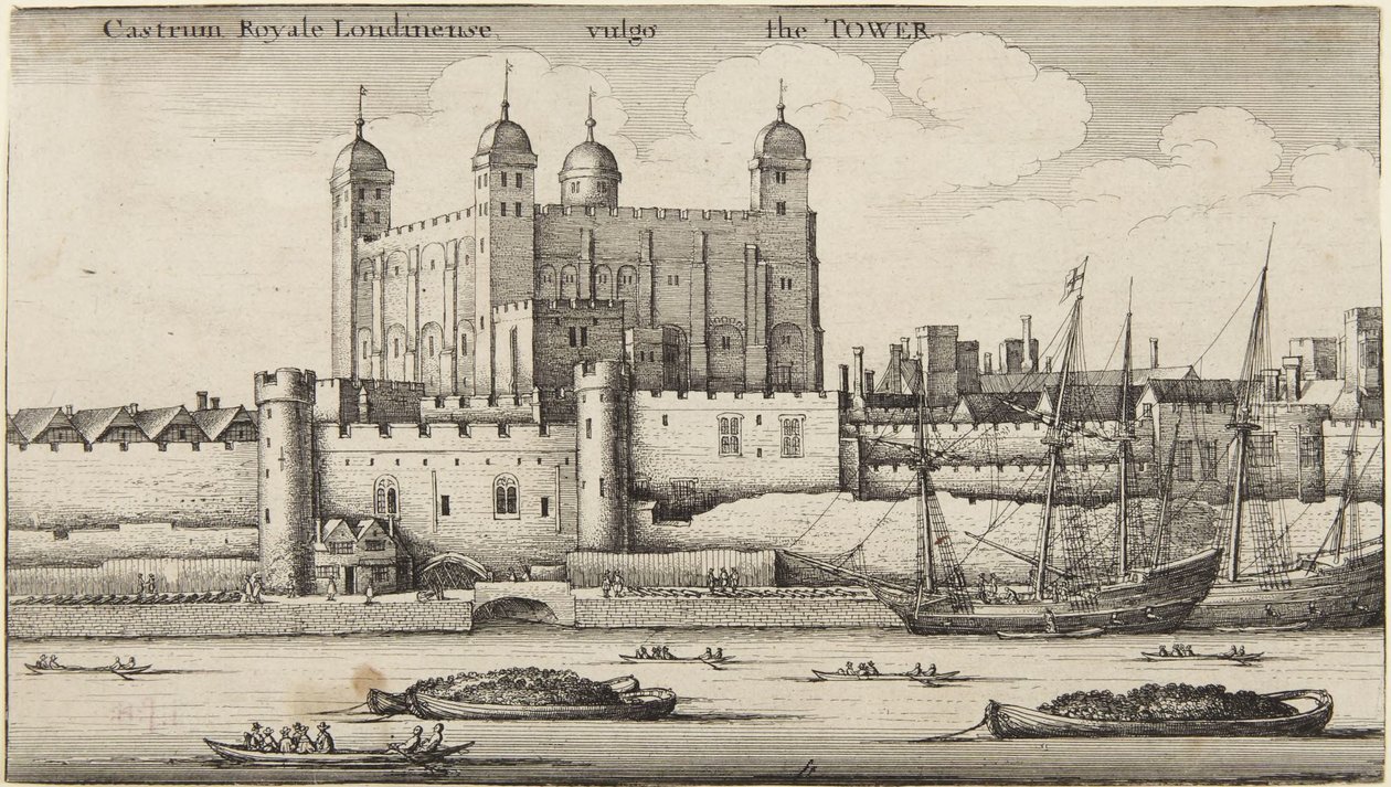 Tower of London autorstwa Wenceslaus Hollar