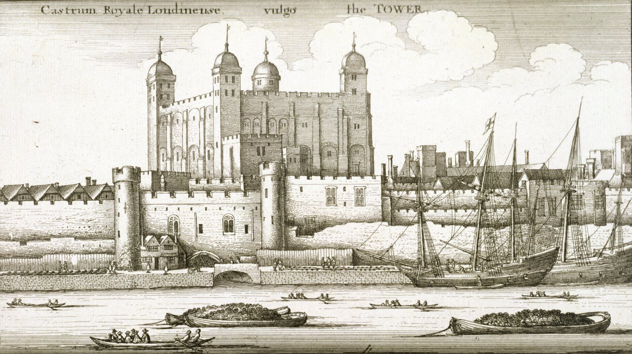 Tower of London, 1647 autorstwa Wenceslaus Hollar