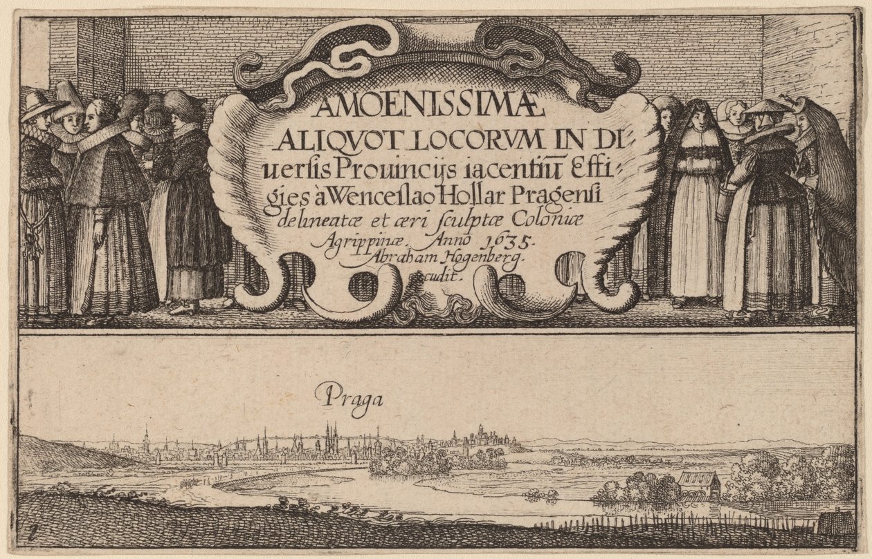 Strona tytułowa autorstwa Wenceslaus Hollar