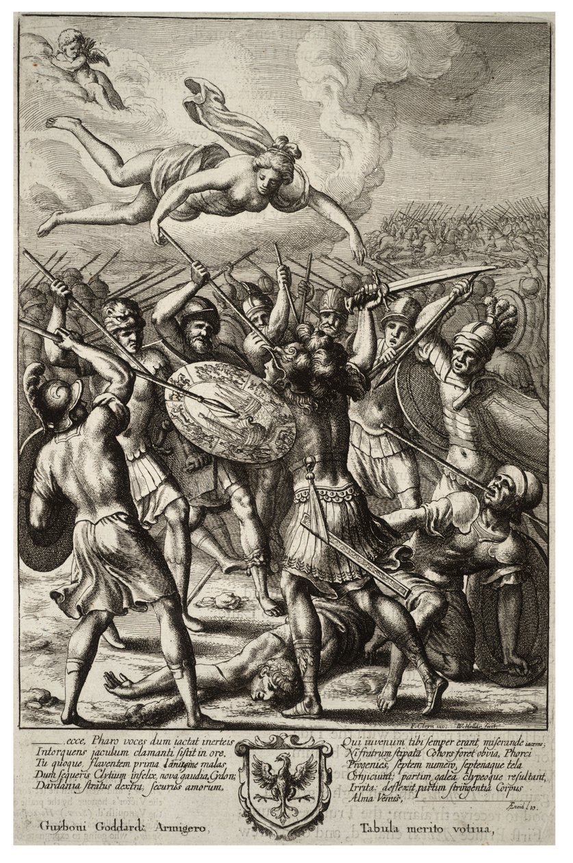 Wenus chroni Eneasza. Stan 2 autorstwa Wenceslaus Hollar
