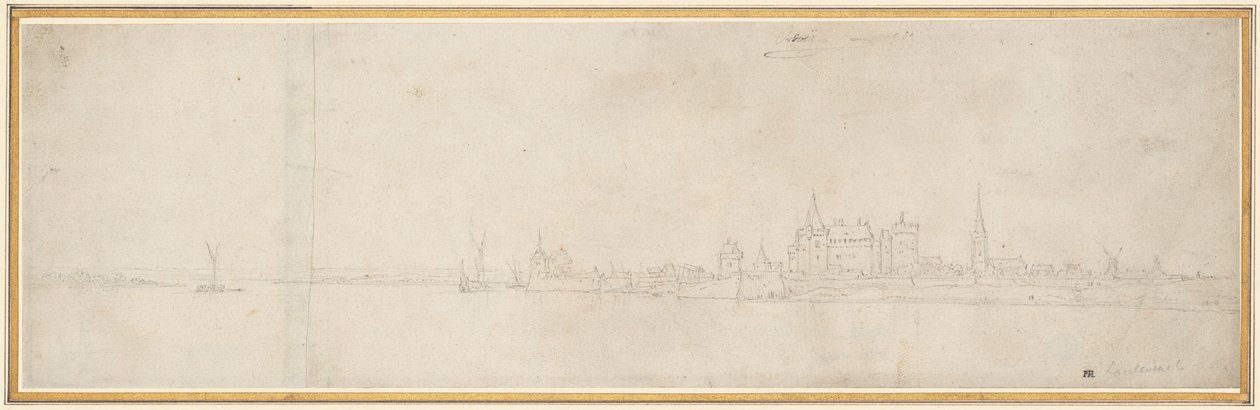 Widok Orsoy autorstwa Wenceslaus Hollar