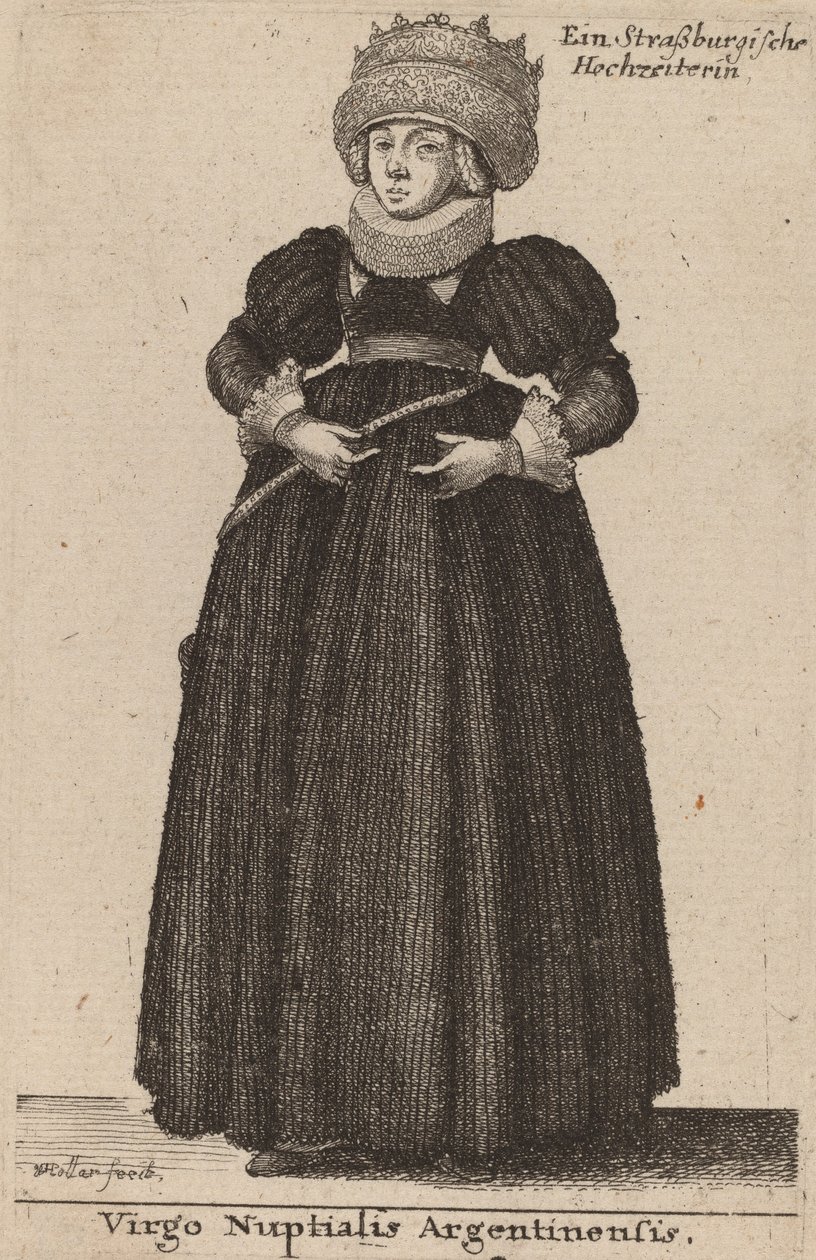 Argentyńska Panna Ślubna autorstwa Wenceslaus Hollar