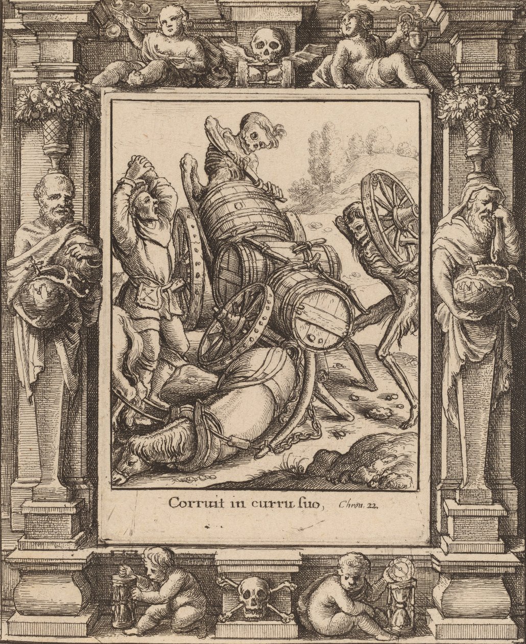 Waggoner, 1651. autorstwa Wenceslaus Hollar