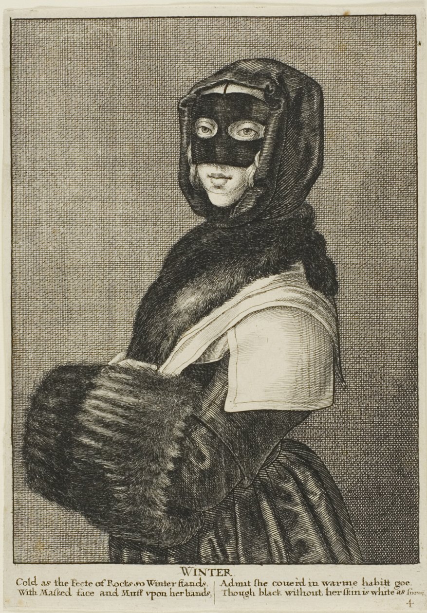 Zima autorstwa Wenceslaus Hollar