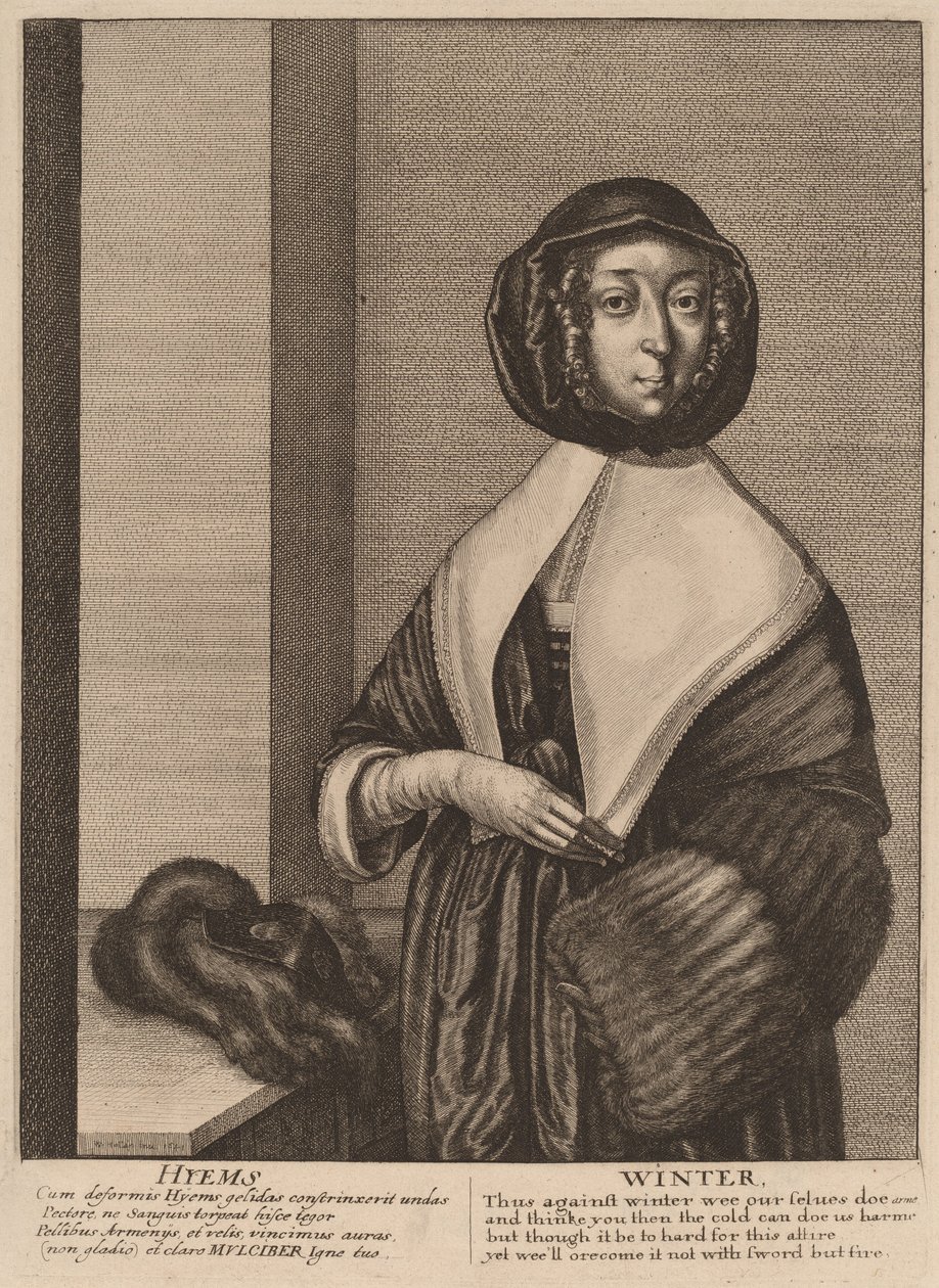 Zima 1641. autorstwa Wenceslaus Hollar