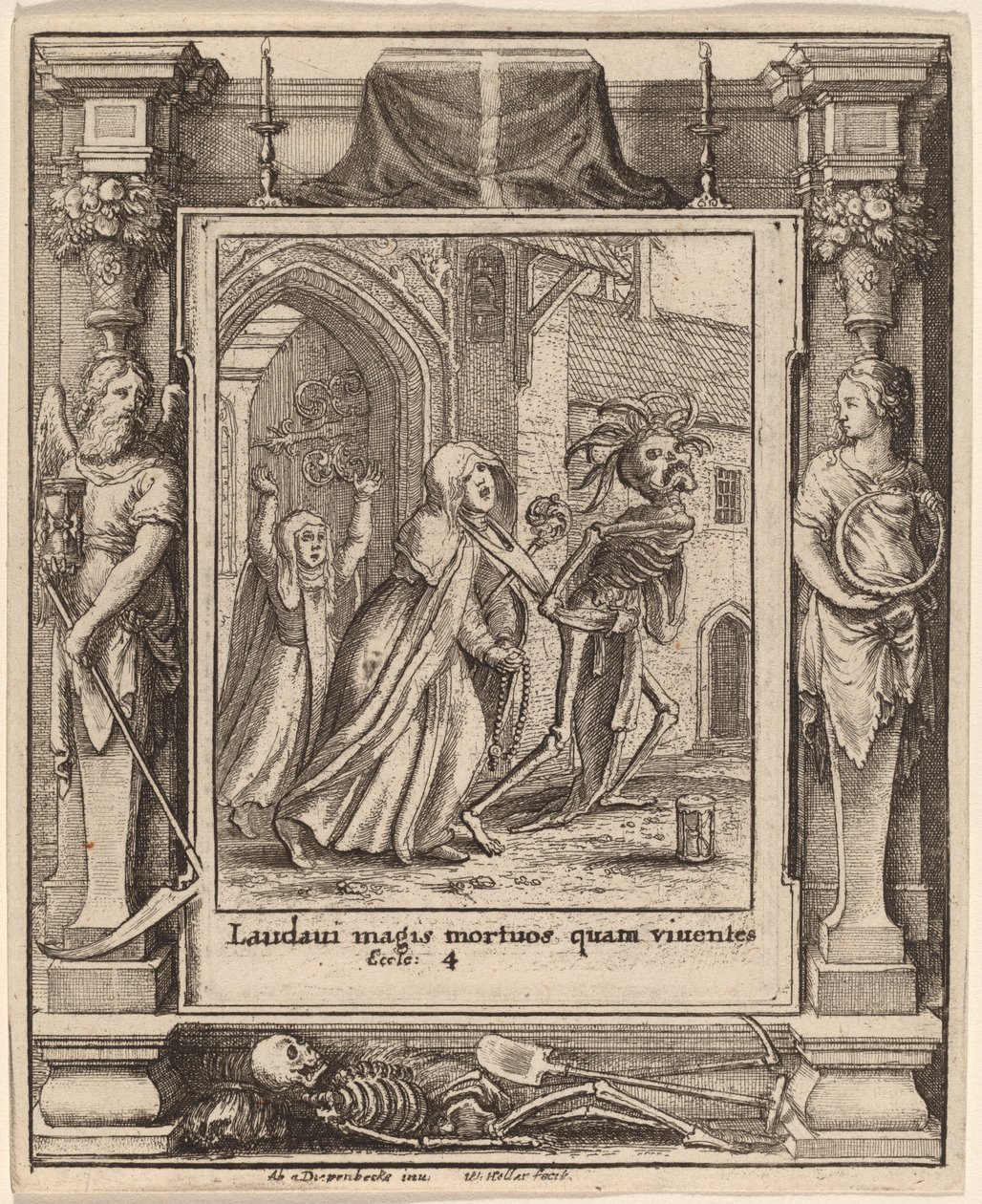 Ksieni autorstwa Wenceslaus Hollar after Hans Holbein the Younger after Abraham van Diepenbeeck
