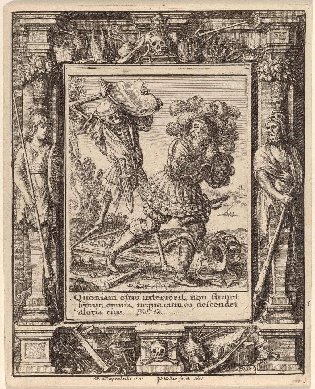 Liczyć autorstwa Wenceslaus Hollar after Hans Holbein the Younger after Abraham van Diepenbeeck