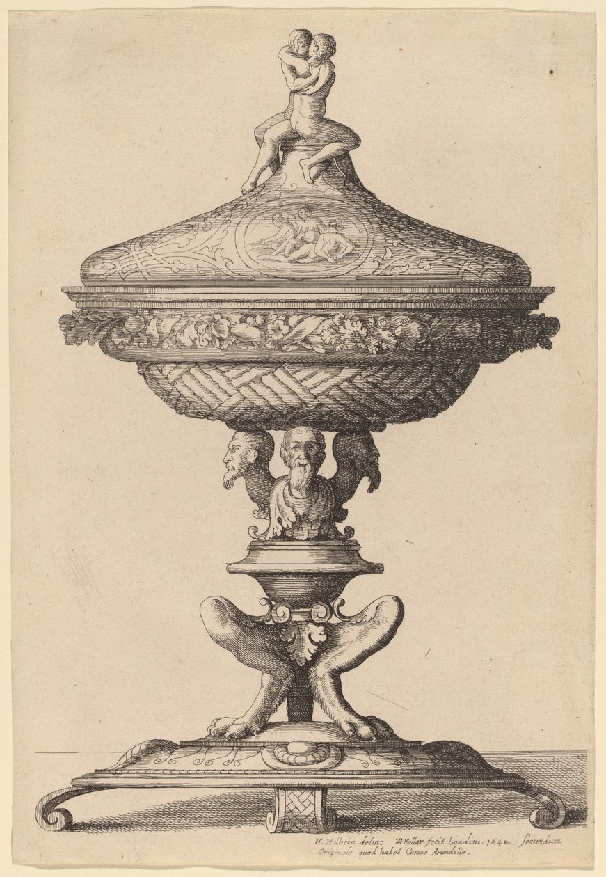 Ozdobna Czara autorstwa Wenceslaus Hollar after Hans Holbein the Younger