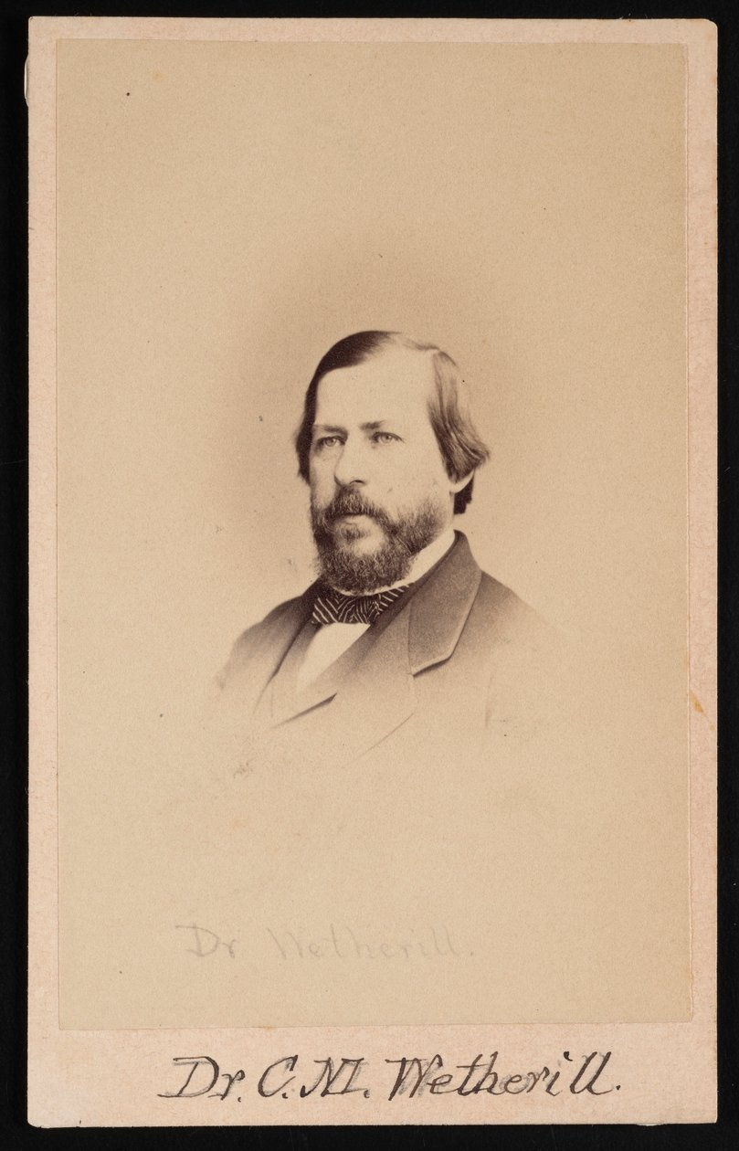 Portret dr. Charlesa Mayera Wetherilla 1825-1871, 1864. autorstwa Wenderoth and Taylor