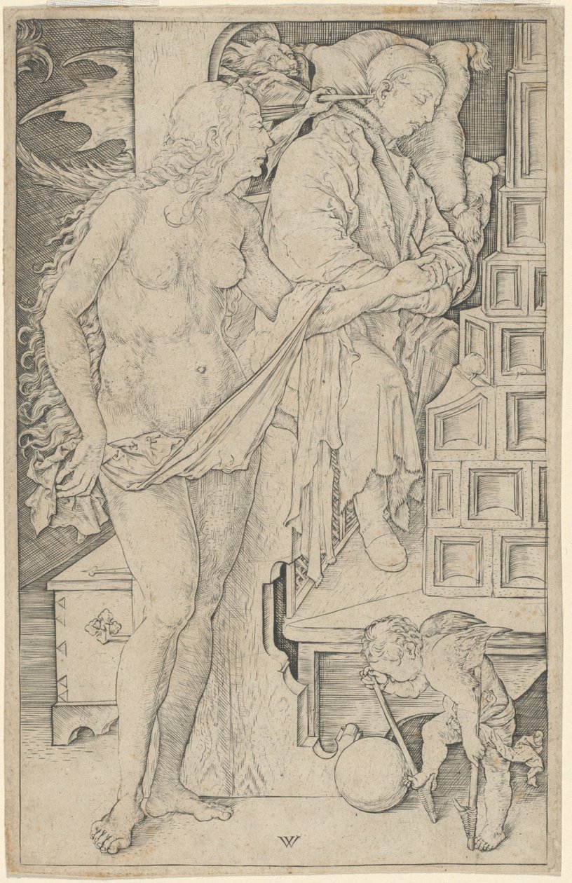 Sen Doktora autorstwa Wenzel von Olmutz, after Albrecht Dürer
