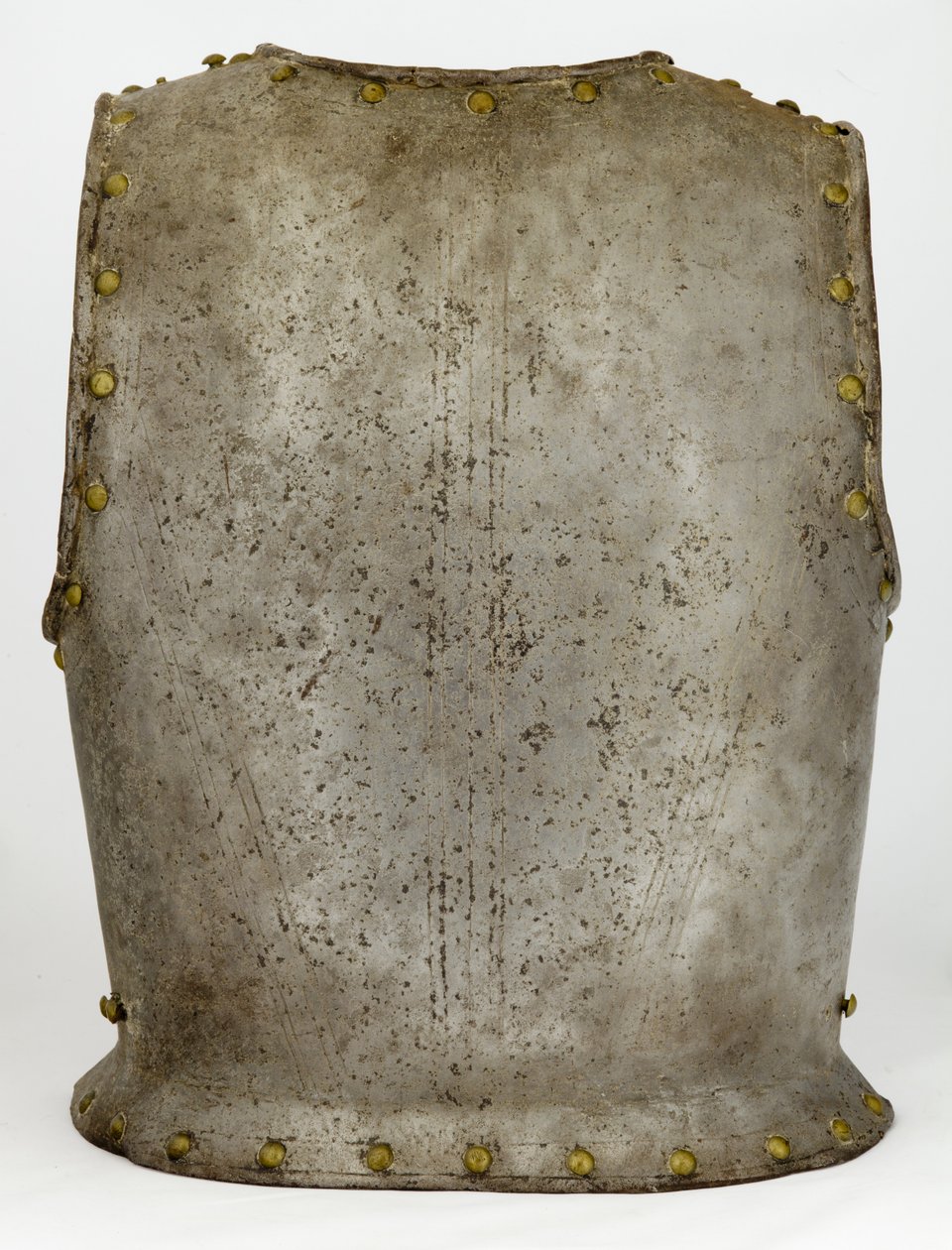 Płyta tylna, ok.1650-1700 (stal i mosiądz) autorstwa Western European School