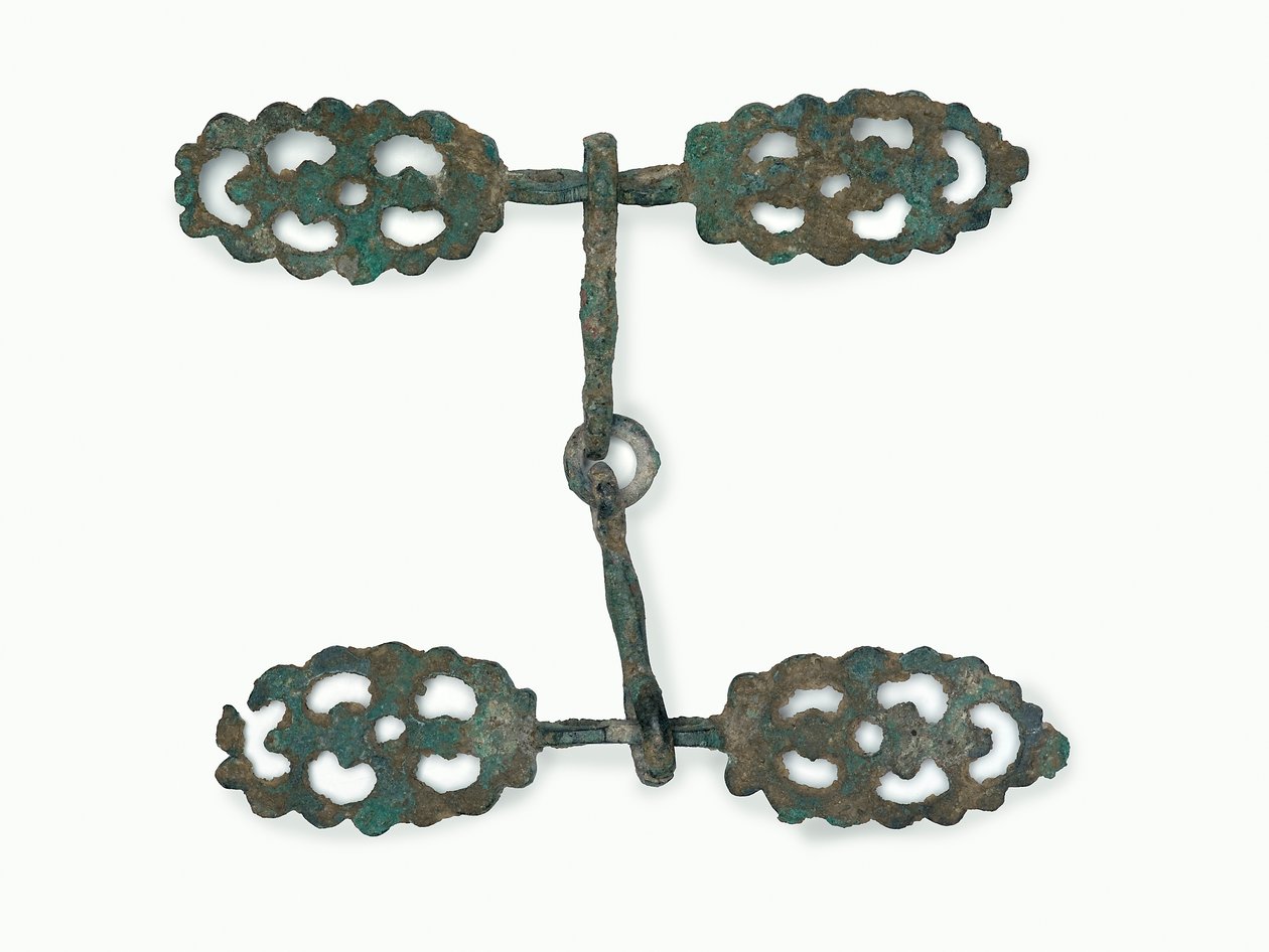 Uzda końska (brąz) autorstwa Western Zhou Dynasty Chinese School