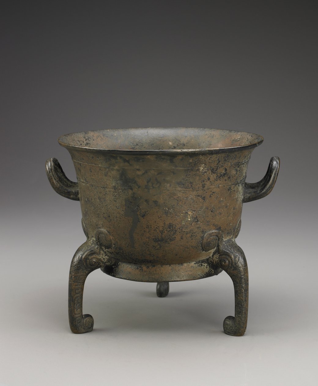 Naczynie z jedzeniem rytualnym (Yu), ok. 1000-900 pne (brąz) autorstwa Western Zhou Dynasty Chinese School