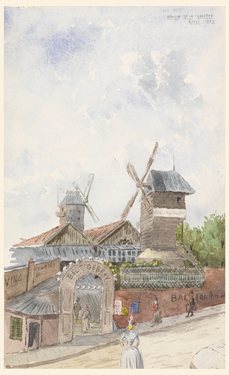Moulin de la Galette autorstwa Whitney Warren Jr.