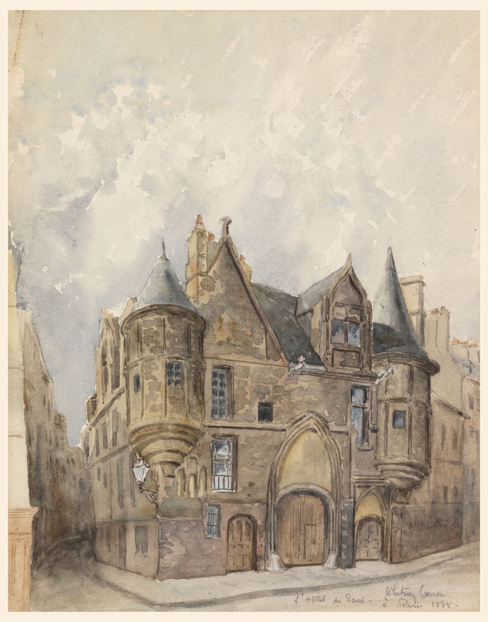 Hotel de Sens, Paryż autorstwa Whitney Warren Jr.