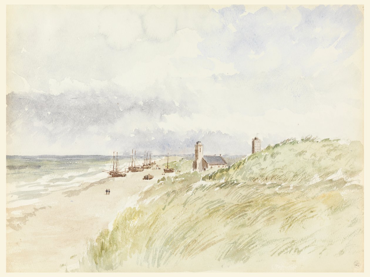 Brzeg w Kativigh, Holandia autorstwa Whitney Warren Jr.