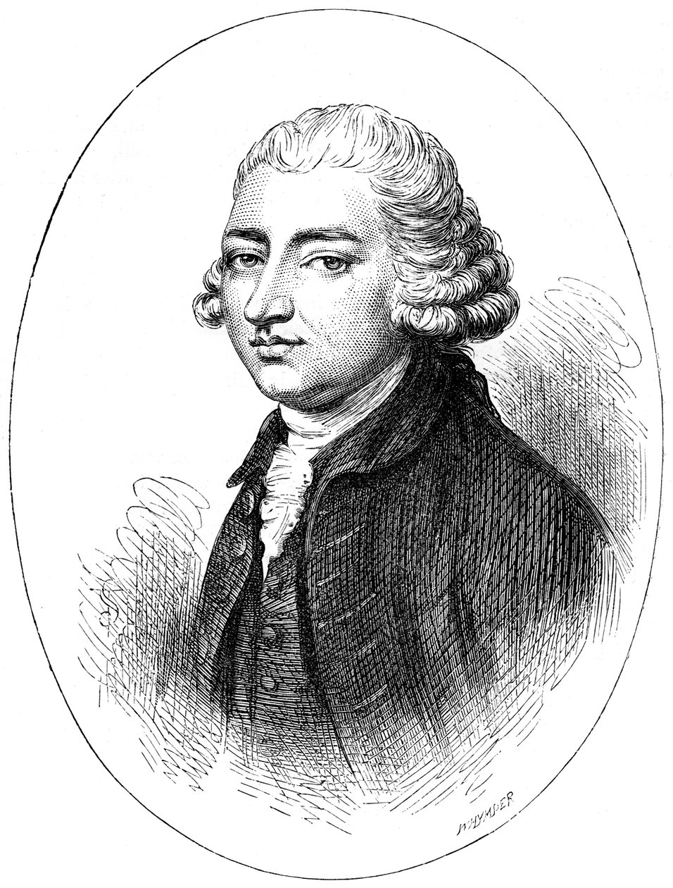 Edmund Burke, anglo-irlandzki mąż stanu, pisarz, mówca, teoretyk polityczny i filozof, ok. 1880. autorstwa Whymper