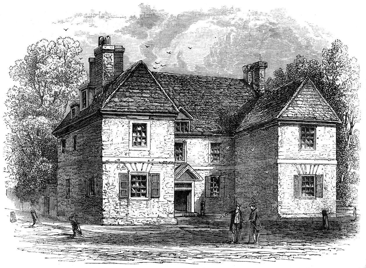 William Penns House, Filadelfia, Pensylwania, koniec XVII-początek XVIII wieku ok. 1880 r. autorstwa Whymper