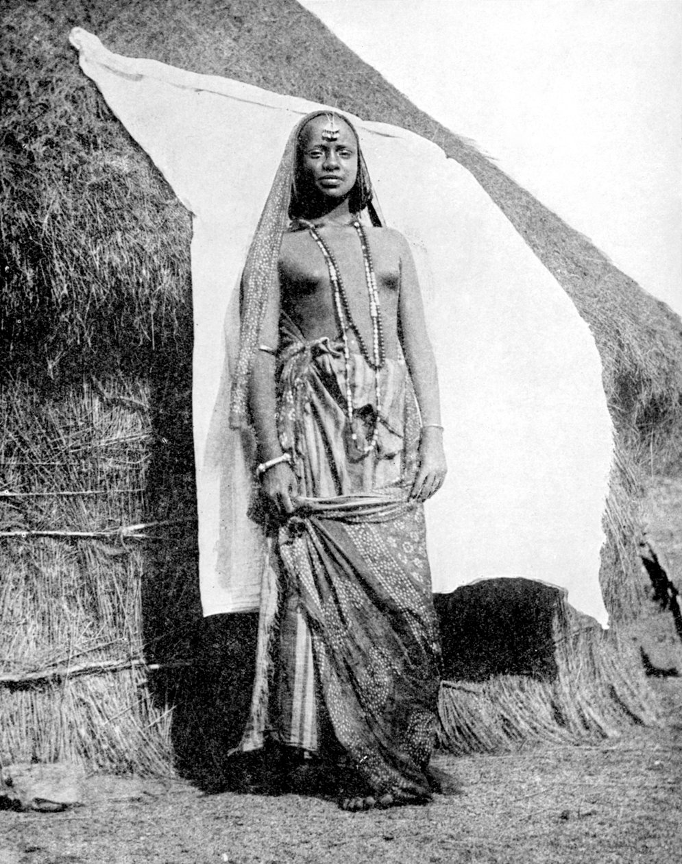 Abisyńska Etiopka, 1936. autorstwa Wide World Photos