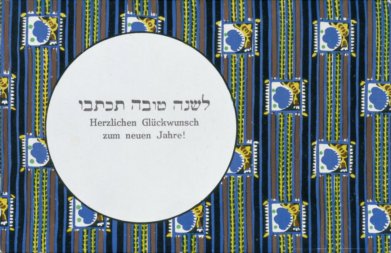Powitanie Nowego Roku autorstwa Wiener Werkstätte