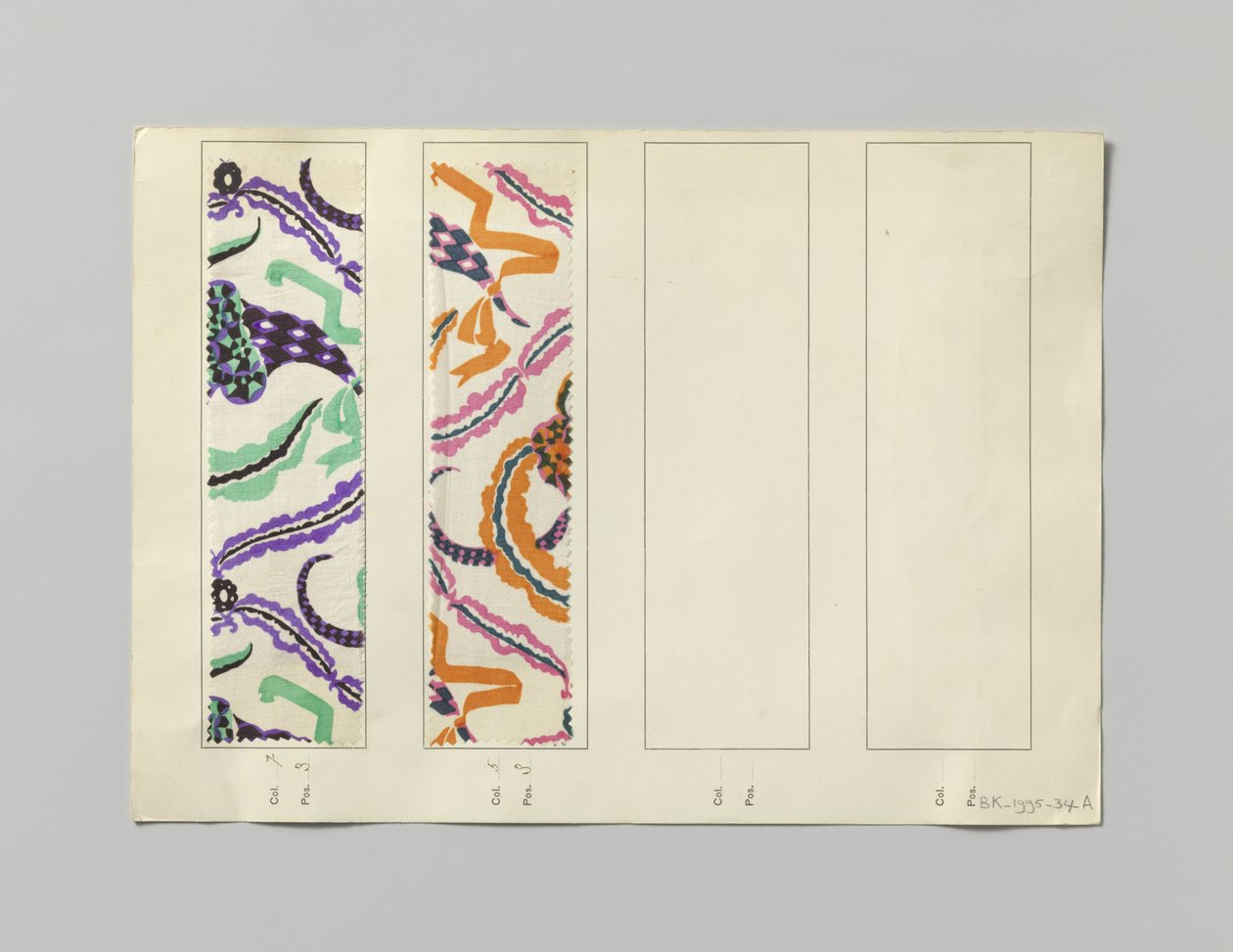 Stal z zadrukowaną stroną, wzór Blumenhorn autorstwa Wiener Werkstätte
