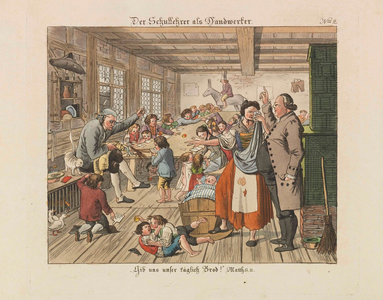 Nauczyciel jako rzemieślnik, 1825. autorstwa Wiessner