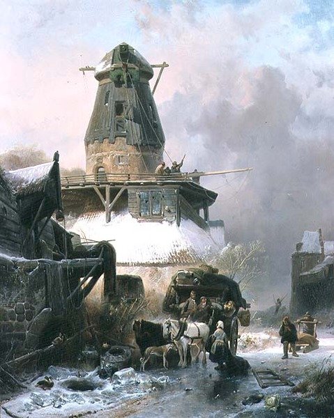 Stary Młyn autorstwa Wijnand Joseph Nuyen