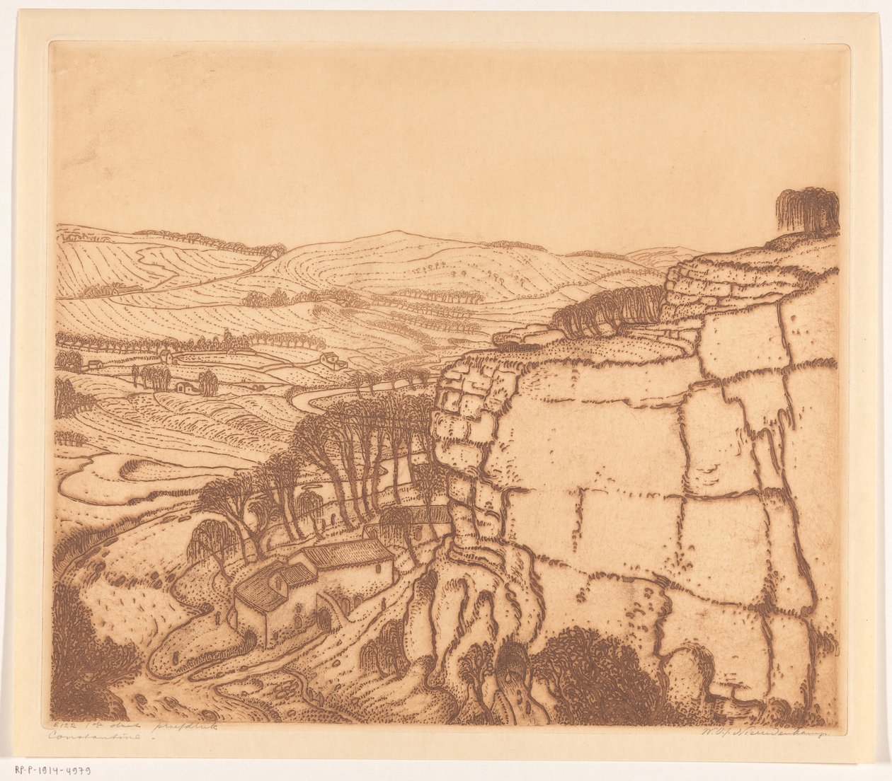 Konstantyn (oryginalny tytuł na obiekcie) autorstwa Wijnand Otto Jan Nieuwenkamp (signed by artist)