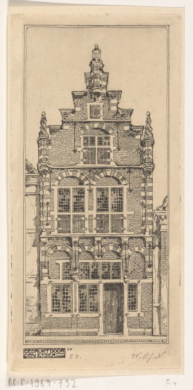 Fasada Muzeum Edamsa Fasada Muzeum Edama (tytuł oryginalny) autorstwa Wijnand Otto Jan Nieuwenkamp (signed by artist)