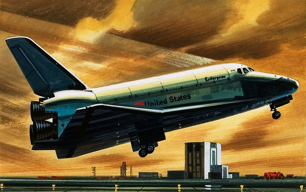 Wahadłowiec Enterprise autorstwa Wilf (20th century) Hardy