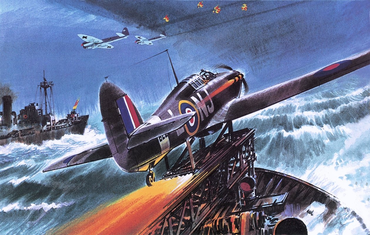 Hawker Hurricane autorstwa Wilf (20th century) Hardy